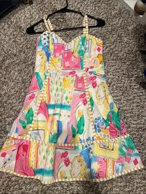 Entra Multicolor Patchwork Sundress - Strappy Summer Dress
